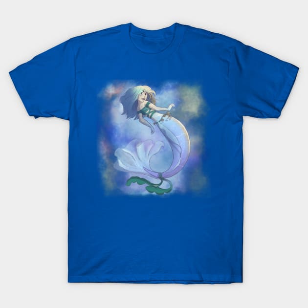 blue mermaid T-Shirt by artsy-Eden